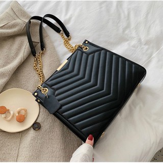 【The spot quality is super good】beg wanita Elegant Quilted Casual Shoulder Sling Handbag Shopee Women's Bags Chain Bags