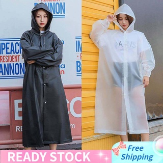 Adult Recycle Eva Non-Disposable Rain Coat Foldable Waterproof Rain Coat Baju Hujan thick reusable waterproof raincoat Portable unisex raincoat is suitable for outdoor and travel