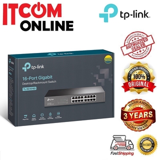 TP-LINK 16 PORT GIGABIT RACKMOUNT NETWORK SWITCH (TL-SG1016D)