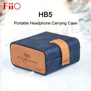 Fiio HB5 Portable Headphone Carrying Case Leather Storage bag Pressure Boxs for FD5 FH1S Earphones