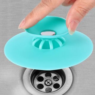 Deodorant Floor Drain Cover &Sink Cover Kitchen Floor Leaking Plug Cover Insect-proof Bathroom Sewer Odor-resistant Cover Sink Filter Plug Water cap (1)