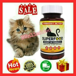 💥HOT VIRAL💥 Superfood Ubat Kucing Kutu, gemok gebu, bulu gugur, kurap, fungus.Superfood Boost Up Formula (Cat Vitamin)