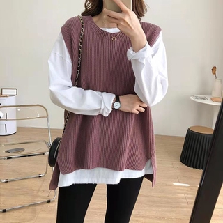 Knitted Vest Women Women Vest Tank Top Korean Women's Sweater Vest Breathable Fashion VmewSher