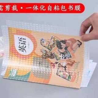 Ready stock! Post in 48hours!! 10 pcs包书神器包书纸 簿子课本 transparent self adhesive clear film book cover