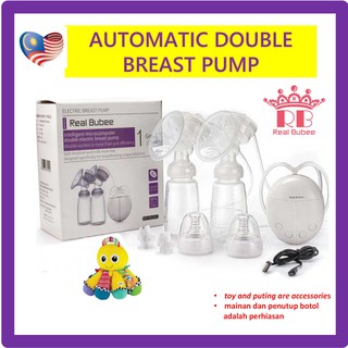 Real Bubee Electric Breast Pump Pam Susu Elektrik Breastfeeding Baby Milk Double Sided Bayi Pam Susu Ibu untuk Bayi