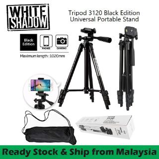 Tripod 3120 Black Edition Universal Portable Selfie Stand w Bag & Phone Holder