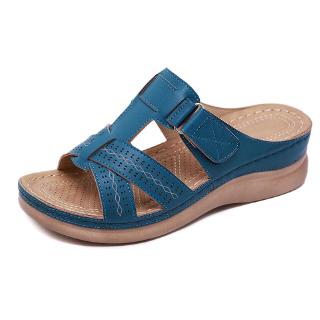 (Ready Stock)Women Premium Orthopedic Open Toe Sandals Vintage Anti-slip Breathable for Summer