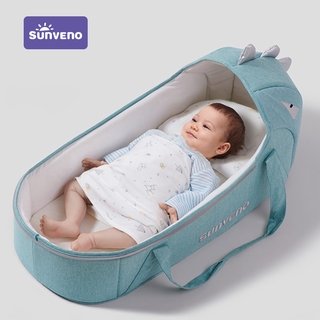 Sunveno Baby Travel Bed Portable Baby Bed Nest Newborn Carry-on Nest Bed Carry Cot for Baby Newborn Infant