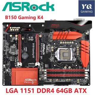 ASROCK B150 Gaming K4 Motherboard B150 Socket LGA 1151 DDR4 64GB MATX Original Used Mainboard