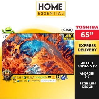 Toshiba 43 To 65 Inch 4K UHD Android TV | Bezel Less Design | Google Play Store | Dolby Audio | C350 Series | Toshiba TV (1)