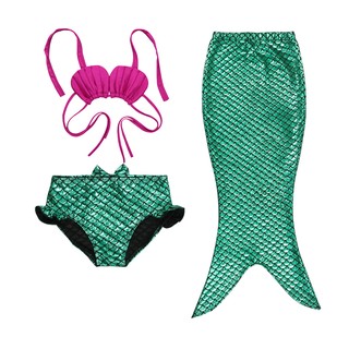 Mermaid Tail Bikini Set Swimwear Costume