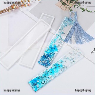 {happy buying} Rectangle Silicone Bookmark Mold DIY Making Epoxy Resin Jewelry DIY Craft Mould