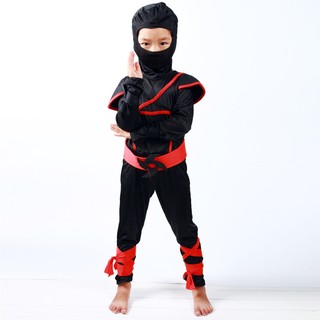 vanker Boys Kids Childs Ninja Assassin Japanese Samurai Warrior Fancy Dress Costume New