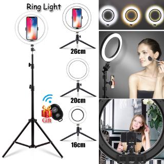 16cm/20cm/26cm Ring Fill Light LampTripod for Selfie Photography Vlog Live Streaming Camera Video Beauty