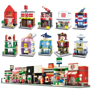 HSANHE LEGO MINI STREET COMPATIBLE DIY Mini Street BUILDING BLOCK