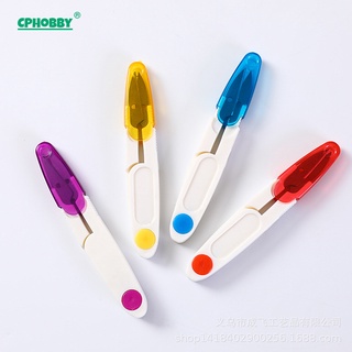 PM cross stitch craft cutting machine sewing trimming scissors with safety cover in many colors!
