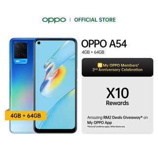 OPPO A54 Smartphone l 4GB RAM + 64GB ROM l Big Battery 5000mAh l Packed With Power