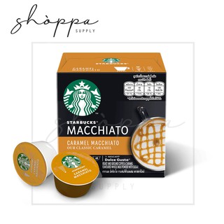 SHOPPA Starbucks Caramel Macchiato by Nescafe Dolce Gusto | 12 Capsules/Box