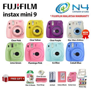 Fujifilm Polaroid Camera Instax Mini 9 Camera New Package