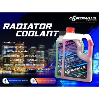 Long Life Coolant 100% Cardinals Racing Coolant Anti Freeze Radiator Coolant Y15ZR LC135 RS150R LC135 Y15ZR y16zr