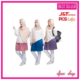 Mini Skirt Extender Muslimah Kain Jersey Sport Bersukan