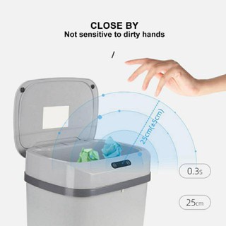 13L Automatic Touchless Intelligent induction Motion Sensor Kitchen Trash Can Wide Opening Sensor Eco-friendly Waste