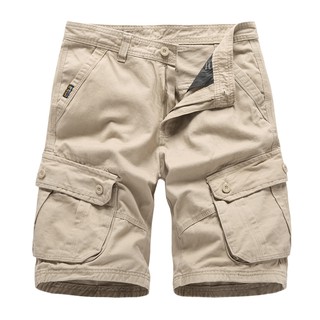 Seluar Pendek Lelaki Cargo Pants Men Tactical Cargo Short Pants Combat Multi-pockets Trendy Overalls Pants