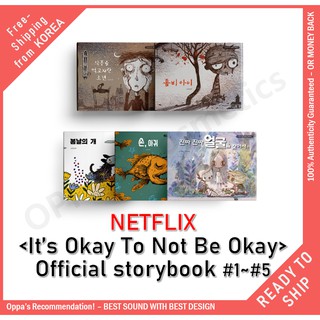 🇰🇷 NETFLIX <It's Okay To Not Be Okay> Official Storybook #1~#5, SET (Korean language)