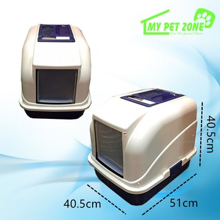 Hooded Cat Litter Box with Filter Layer / Hooded Cat Pan / Tandas Kucing (CL28)