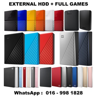 External HDD Hard Disk PC Game 500GB 1TB 2TB 4TB 5TB