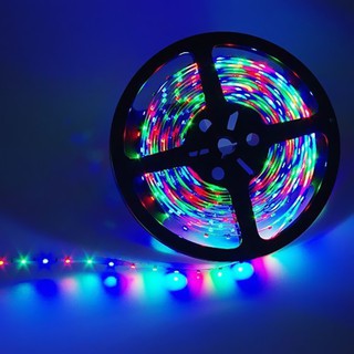 5M Waterproof 300 LED Strip 3528 RGB Color Malaysia Adapter 44Key Remote (1)