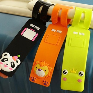 Silicone Cute Animal Design Luggage Tag Name Address Identifier Suitcase Label