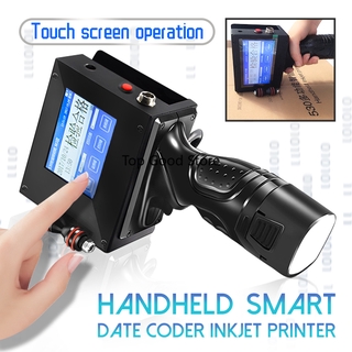 Handheld Touch Screen Label Inkjet USB QR Printer Machine Serial Water Automatic Coding Machine Production Date English System (1)