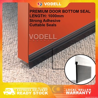 High Quality Door Bottom Seal with Double Side Tape and Screws