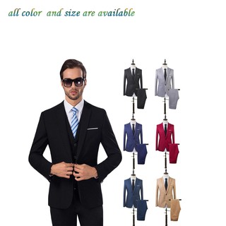 AIAITOP 2PCS Men's Blazer Suit Fit Tuxedo Formal Wedding Groom