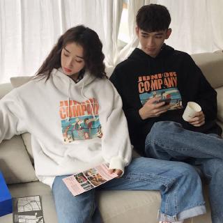 sweatshirt hoodie Women's Outerwear korean style Sweater Hoodie Couple's Korean Versatile Super Fire Sweater