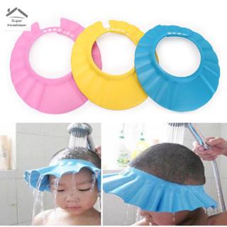 New Adjustable Kids Baby Shampoo Bath Bathing Shower Cap Hat Wash Hair Shield