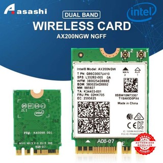 INTEL Wi-Fi 6 AX200 Dual-band 802.11AX Wireless + Bluetooth 5.0 Intel M.2 Network Wi-Fi Card Notebook Desktop PCE-AX3000