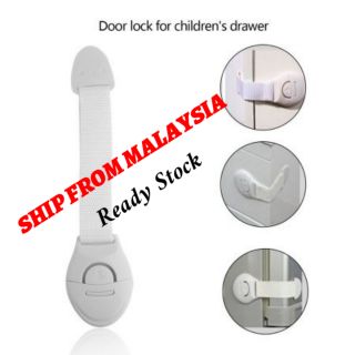🇲🇾 MALAYSIA Baby Kids Toddler Safety Fridge Drawer Door Cabinet Cupboard Lock
