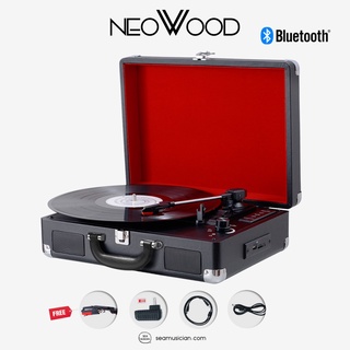 NEOWOOD MUSICTREND MT316 TURNTABLE/VINYL PLAYER WITH BLUETOOTH BLACK BK