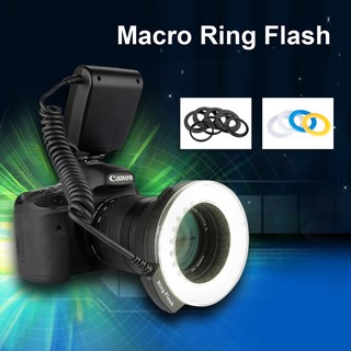 Excelvan CN48 Marco LED Ring Flash Light for DSLR Camera with Four Diffusers