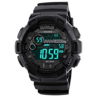 SKMEI 1243 50M Waterproof Men's Digital Outdoor Sports Watch with Alarm Clock