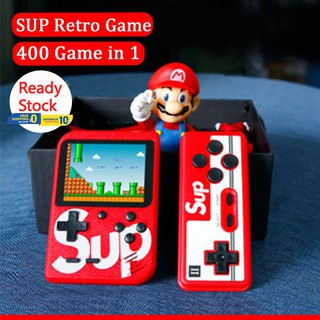 Ready Stock SUP Game Box 400 In 1 Retro Handheld Game Console Emulator Portable Video Handheld Console Retro Classic Game