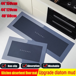 【44*150cm】Diatom mud absorbent Pad toilet Bathroom Floor Mat Quick-Drying Non-Slip Nordic Style - Super Water Absorbent