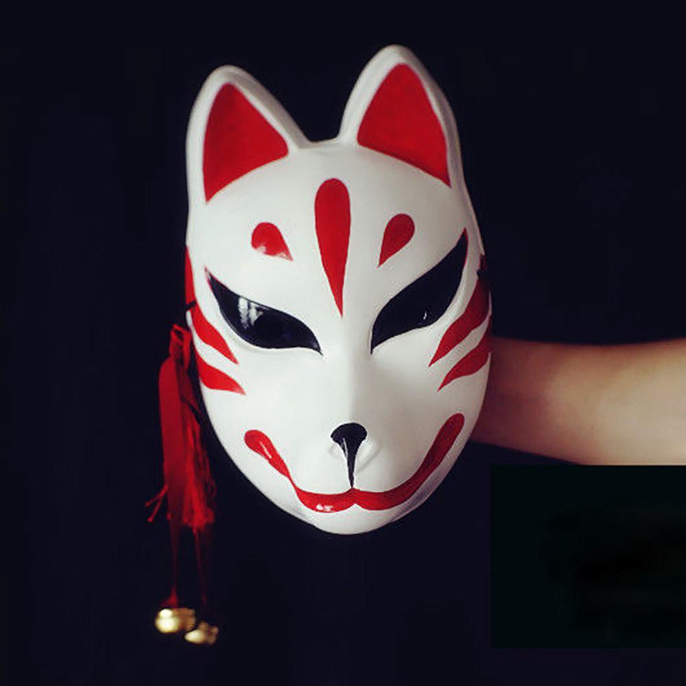 weka Naruto original hand-painted plaster full face fox demon fox mask New