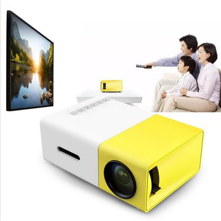 YG300 Full HD Mini Smart Projector LED DLP Home Theater 1080P (uk plug)