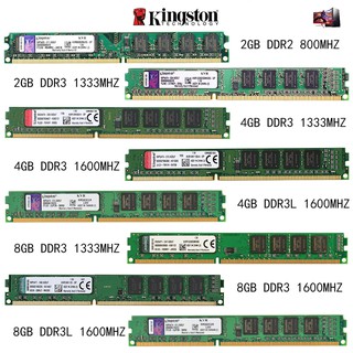 OriginalKingston Original 2GB/4GB/8GB DDR3 800MHZ 1333MHZ1600MHZ PC2 PC3 240Pin DIMM RAM Desktop Memory DDR4