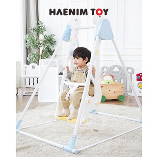 Haenim Popo Toddler Swing Single for boys and girls WHITE color MADE IN KOREA