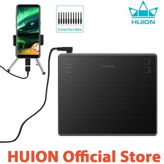 HUION HS64 OSU Digital Graphics Drawing Pen Tablets with Battery-Free Stylus Ready Stock For Drawing And Online Working Ultrathin