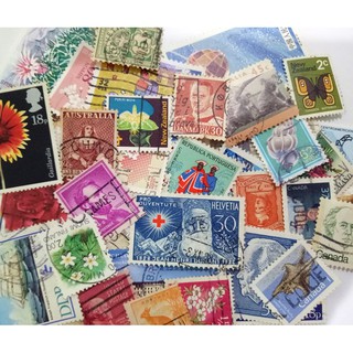 [ Worldwide Stamps ] 40 pcs All Different used Mix Country Postage Stamps World from all countries Setem